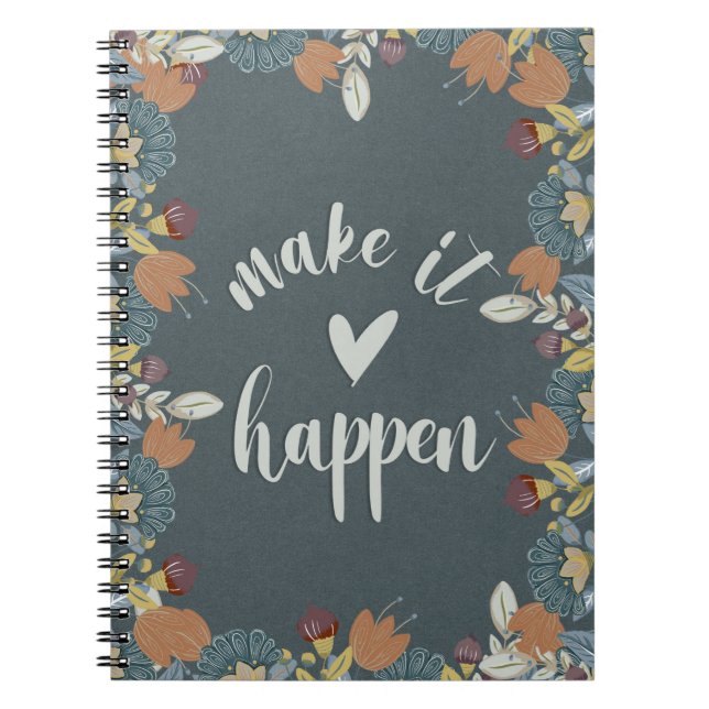 Cuaderno Arte folclórico floral (Frente)