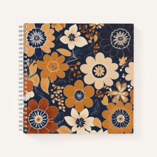 Cuaderno Arte Folclórico Floral Escandinavo