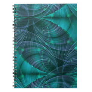 Cuaderno Arte fractal de Apophysis I - azul