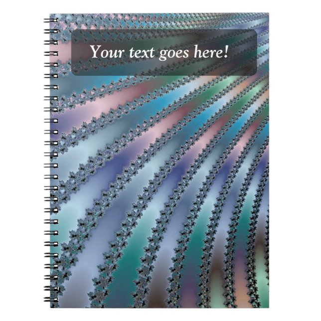 Cuaderno Arte fractal de dedos (Frente)