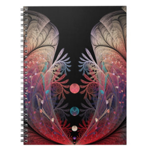 Cuaderno Arte fractal de fantasía moderna abstracta Jonglag