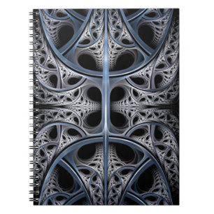 Cuaderno Arte fractal en el pabellón esquelético
