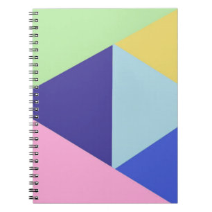 Cuaderno arte geométrico multicolor