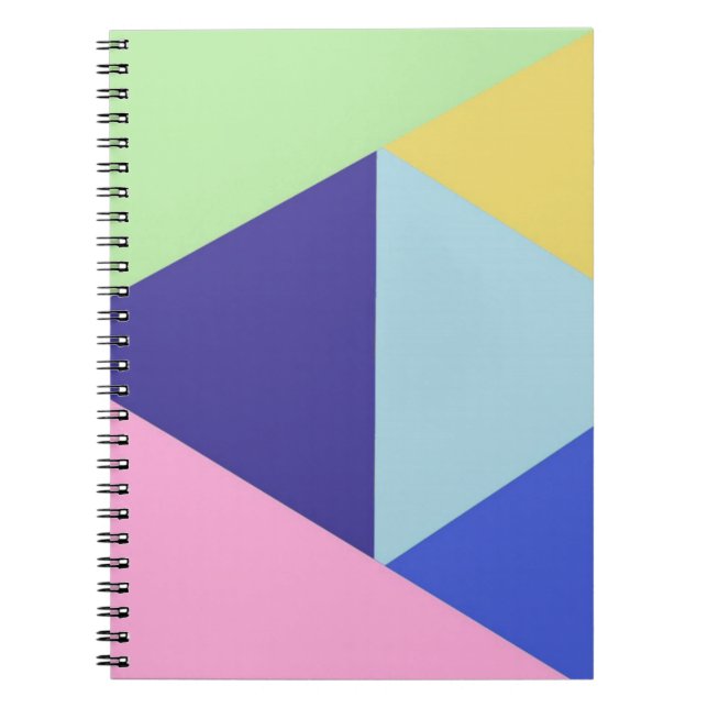 Cuaderno arte geométrico multicolor (Frente)