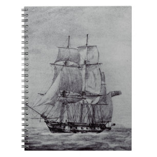 Cuaderno Arte gráfico de barcos finos Oceanic Trek