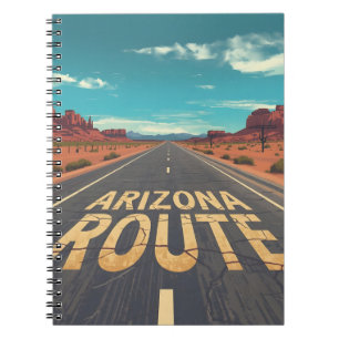 Cuaderno Arte Gráfico de la Ruta del Desierto de Arizona