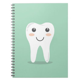 Cuaderno Arte gráfico de salud dental, diente feliz