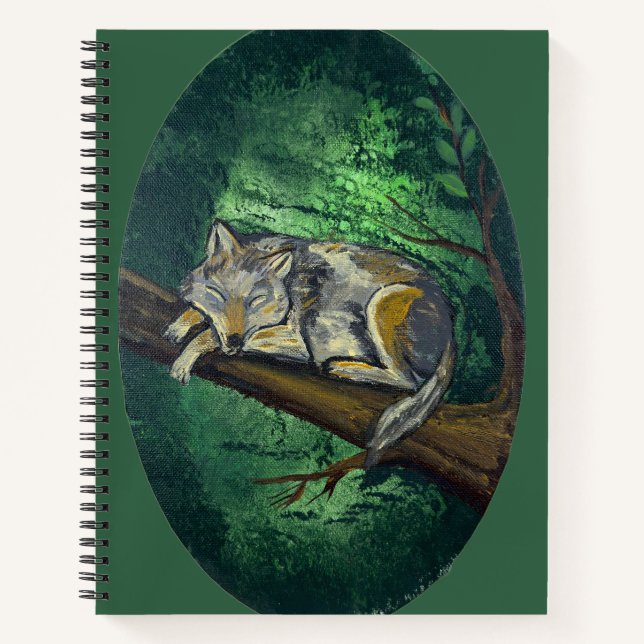 Cuaderno Arte hecho a mano de sueño profundo  (Anverso)