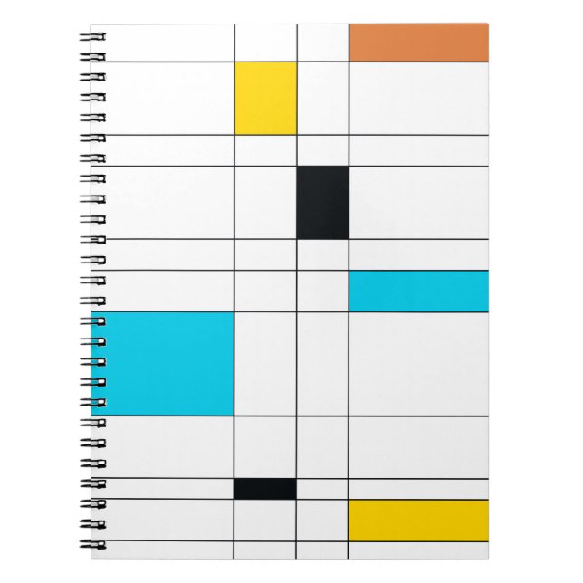 Cuaderno Arte ilustracion colorido, fresco, moderno (Frente)