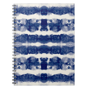 Cuaderno Arte Índigo: Abstracto Caos acuarela.
