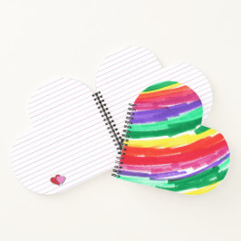 Cuaderno Arte infantil del arcoíris