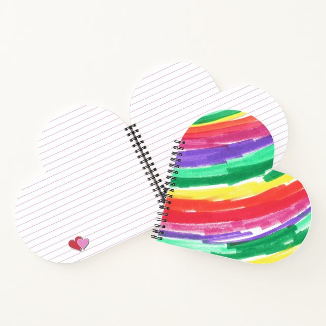 Cuaderno Arte infantil del arcoíris (Interior)