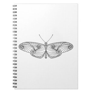 Cuaderno Arte inspirado de la mariposa