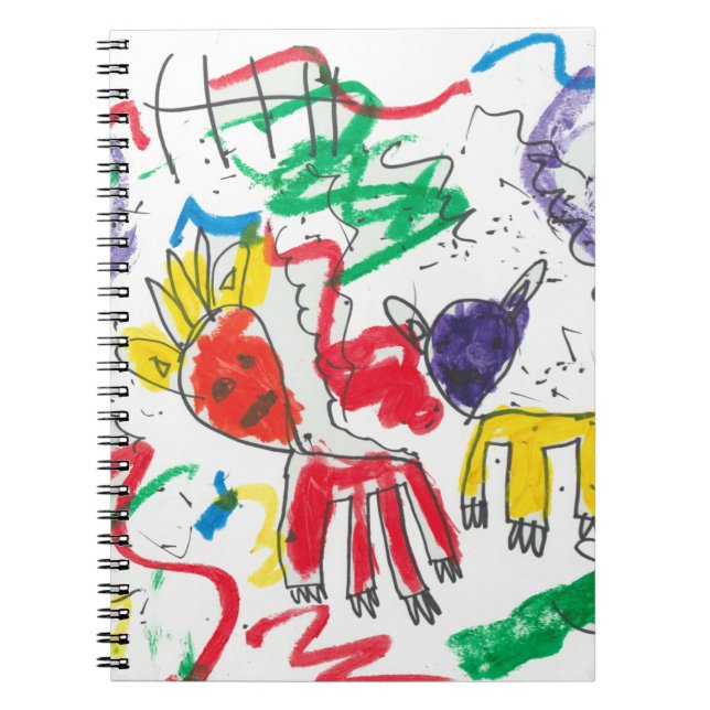 Cuaderno Arte inspirado en Basquiat de Charlotte (Frente)