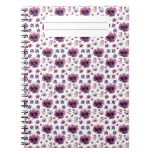 Cuaderno Arte inspirado en lavanda femenina suave