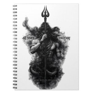 Cuaderno Arte Intenso del Trishul Om Namah Shivaya del Seño
