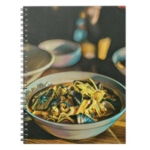 Cuaderno Arte Japonés Para Amantes De La Comida