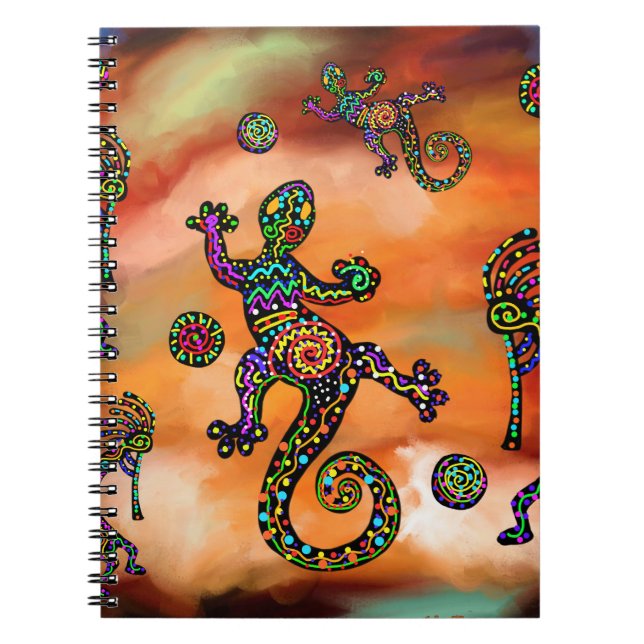 Cuaderno Arte Kokopeli del suroeste (Frente)