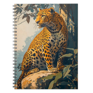 Cuaderno Arte Leopardo de época