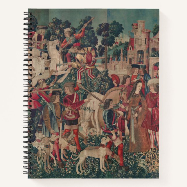 Cuaderno Arte medieval de Unicornio: los cazadores vuelven  (Anverso)