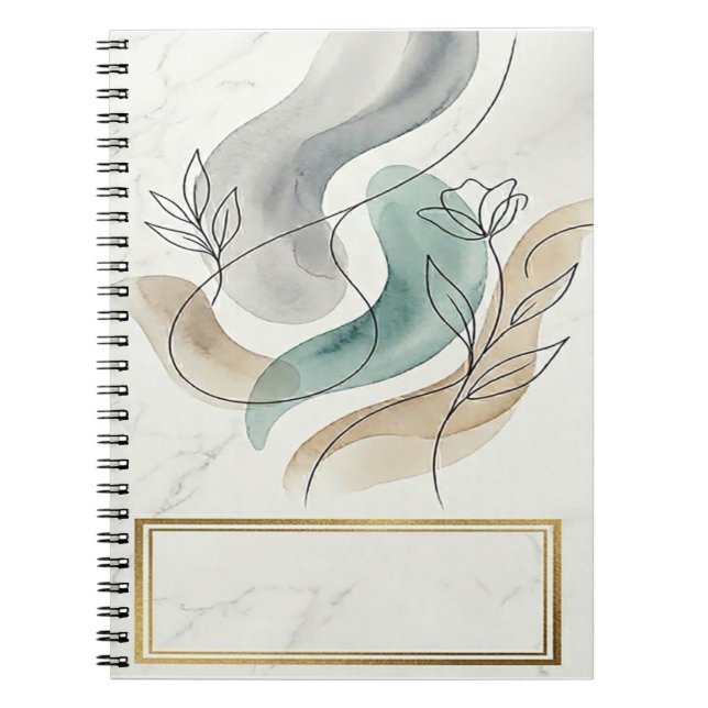 Cuaderno arte minimalista (Frente)