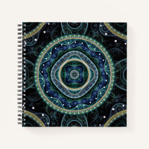 Cuaderno Arte místico del Grand Royal Julian Fractal Mandal