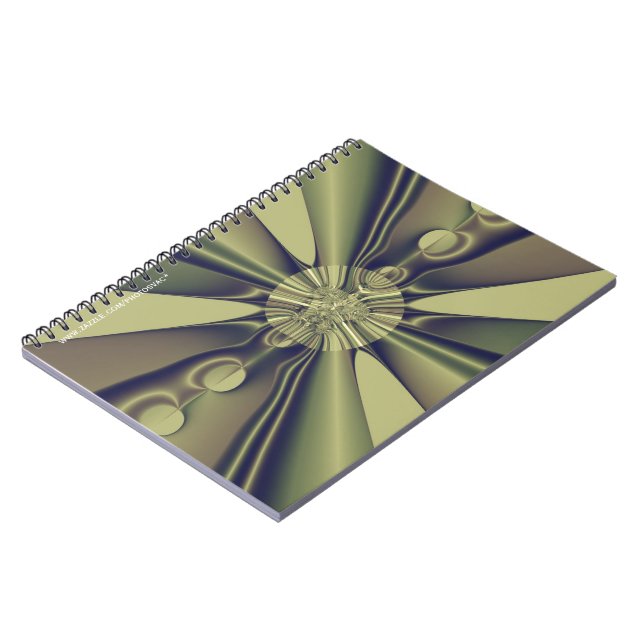 Cuaderno Arte moderno abstracto geométrico terrenal (Lado Izquierdo)