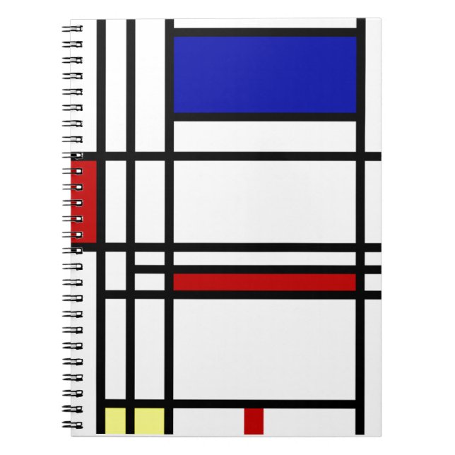 Cuaderno Arte moderno de Mondrian (Frente)
