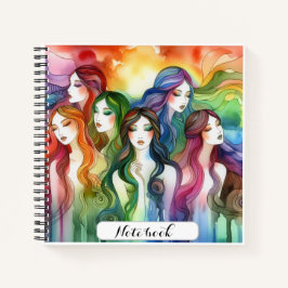Cuaderno arte moderno femenino