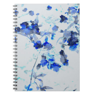 Cuaderno Arte moderno y moderno de estampado floral/floral