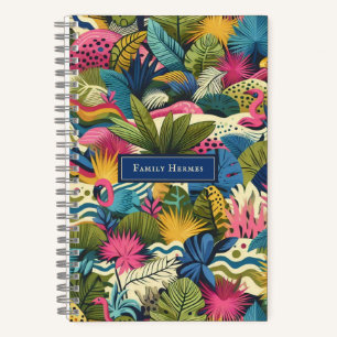 Cuaderno Arte Morris en la selva moderna
