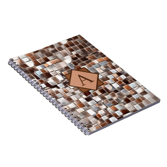 Cuaderno Arte mosaico / Monograma / (Lado Derecho)