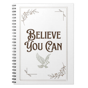 Cuaderno Arte Motivacional Águila 'Cree Que Puede'
