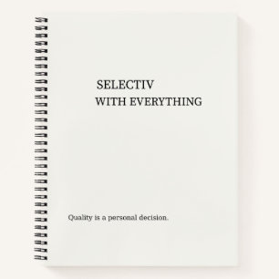 Cuaderno Arte mural minimalista selectivo