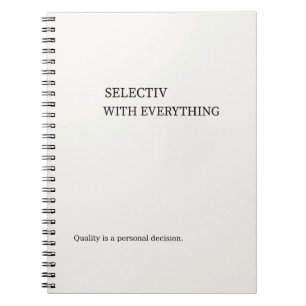 Cuaderno Arte mural minimalista selectivo