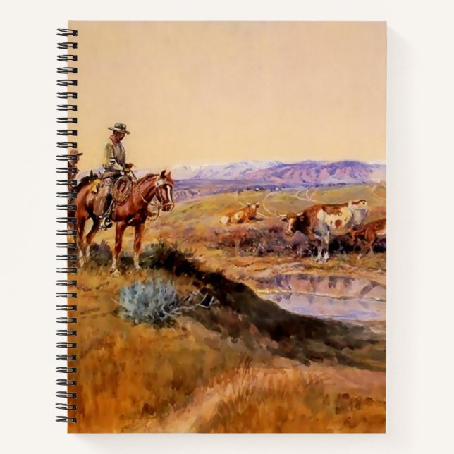 Cuaderno Arte occidental “Trabajado” de Charles M Russell (Anverso)