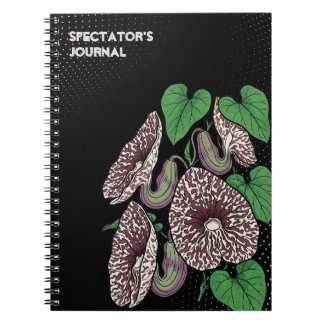 Cuaderno Arte Pop Aristolochia Floral Botánico