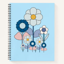 Cuaderno Arte pop básico flores pastel