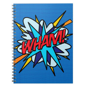 Cuaderno Arte Pop Cómic Retro Divertido WHAM