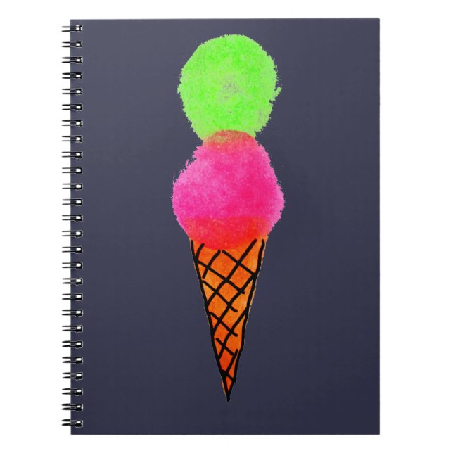 Cuaderno Arte pop con crema de hielo (Frente)
