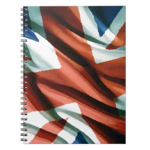 Cuaderno Arte pop de bandera británica