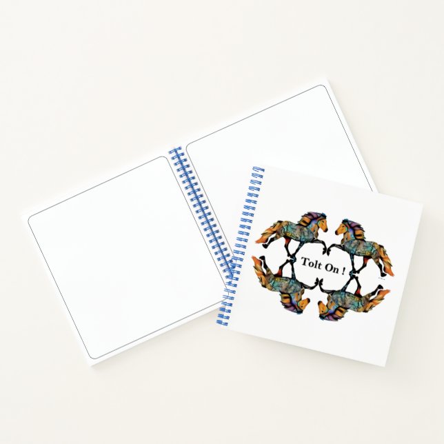 Cuaderno Arte pop de caballo islandés (Interior)