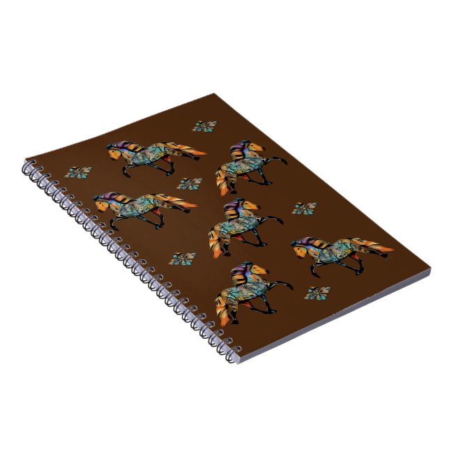 Cuaderno Arte pop de caballo islandés (Lado Derecho)