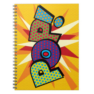 Cuaderno Arte Pop de Cómic Retro Divertido POP