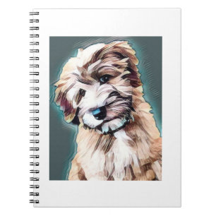 Cuaderno Arte pop de perro de Wheaten Terrier