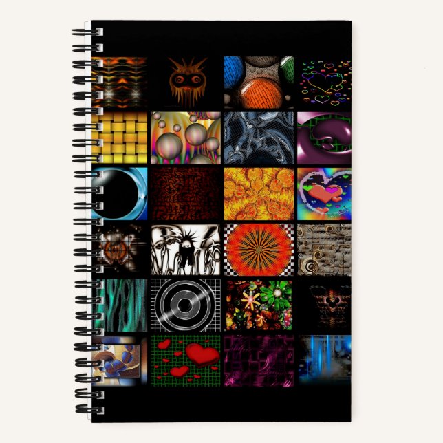 Cuaderno Arte Pop Decorativo Patrón  (Anverso)