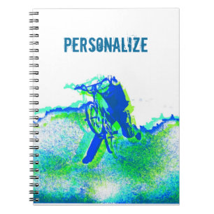 Cuaderno Arte pop del truco del estilo libre BMX