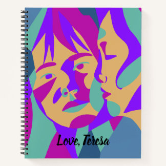 Cuaderno Arte pop | Dos mujeres | Rumi Love Quote