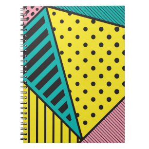 Cuaderno Arte pop, geométrico, gafas audaces