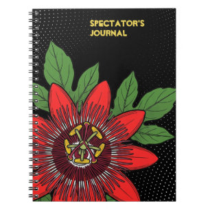 Cuaderno Arte Pop Passiflora Coccinea Espiral